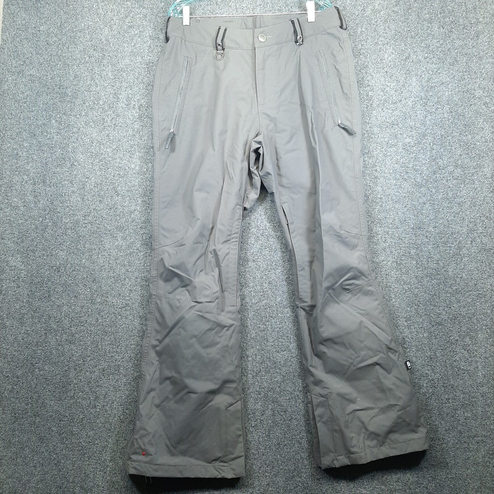 Bonfire Indie Fit Snowboarding Ski Pants Mens Large Gray Volt Nice Shape